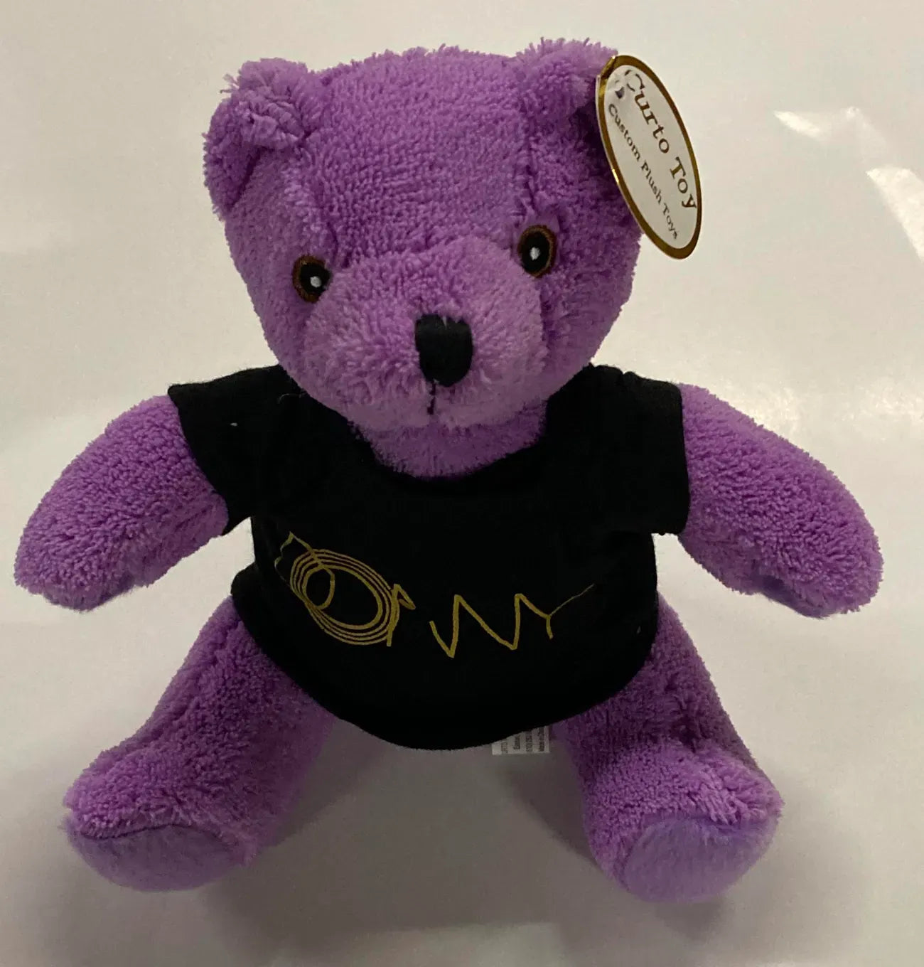 Purple Teddy Bear with DONNY Logo T-shirt