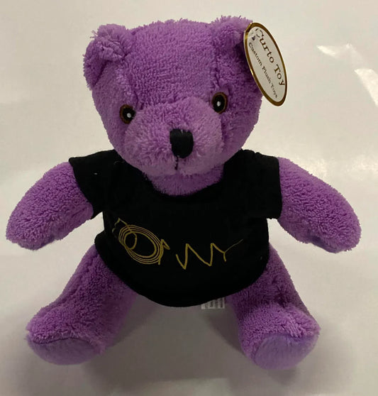 Purple Teddy Bear with DONNY Logo T-shirt