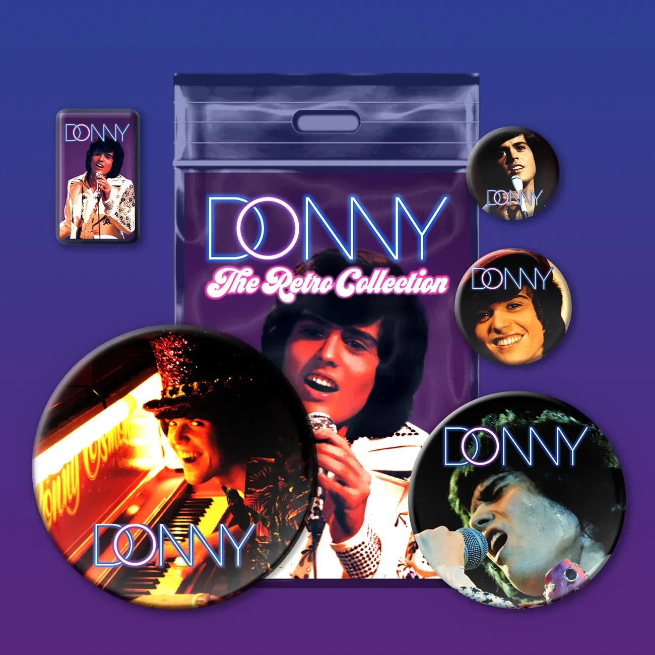 Retro Button Badge Set